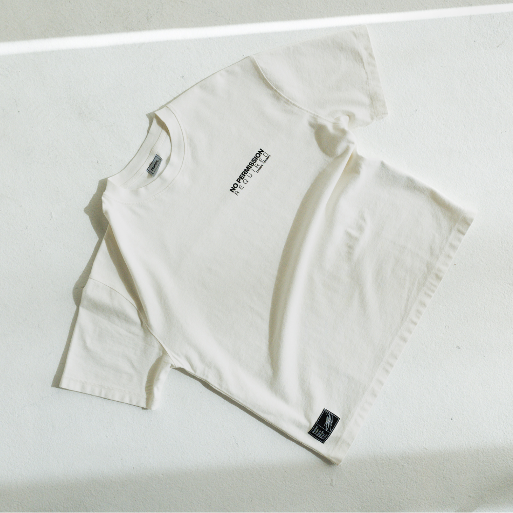 No Permission Required Boxy T-Shirt White